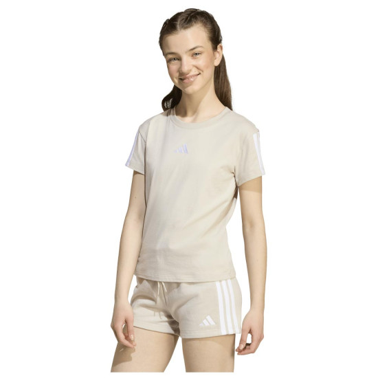 Adidas Παιδική κοντομάνικη μπλούζα Essentials 3-Stripes Cotton Tee